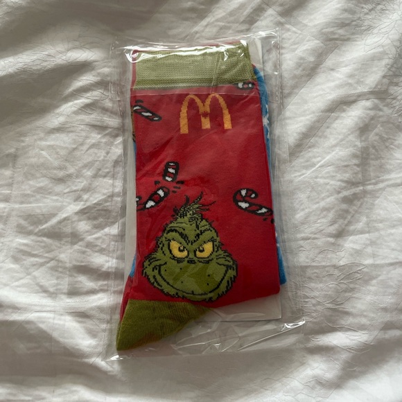 Grinch McDonald’s Socks - Picture 1 of 2